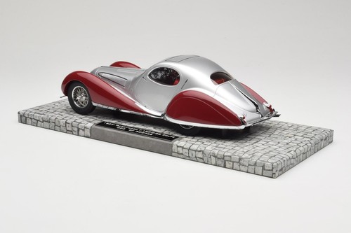 107117121 Talbot-Lago T150 C-SS Coupe Silver Red Minichamps 1/18 - Imagen 5 de 6