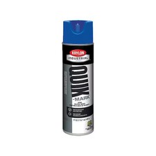 Krylon Industrial A03621007 Inverted Marking Paint, 17 Oz., Apwa Blue, Solvent