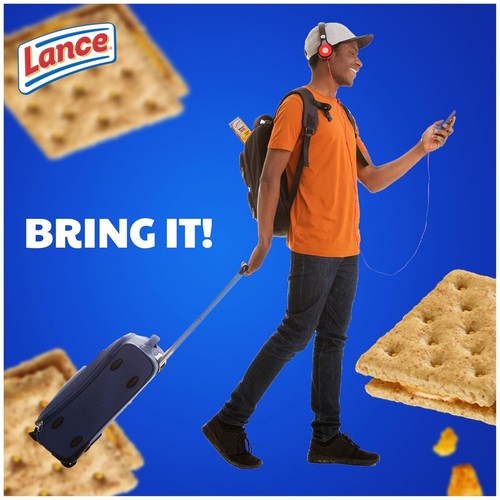 Lance Sandwich Snack Cookies Cracker, Vollkorn Cheddar Käse, 10 Packungen - Bild 6 von 9