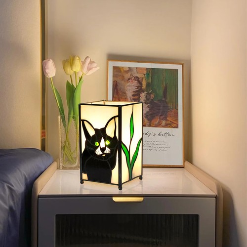 Tiffany Lampe Buntglaslampe kleine Nachttischlampen für Wohnzimmer Hom... - Bild 4 von 8