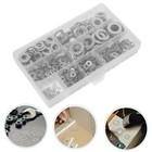 1010 Pcs Unterlegscheiben Edelstahl Flache Hardware-Unterlegscheiben