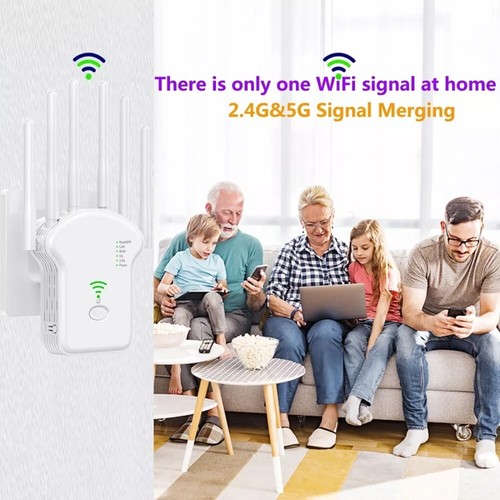 WLAN Verstärker,1200Mbit/s WLAN Repeater Dualband,WLAN-Extender-Signalverstärker - Afbeelding 8 van 12