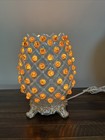VTG Hob Nail Light Up Pineapple MC Glam Hollywood Welcome Ceramic Lamp Decor