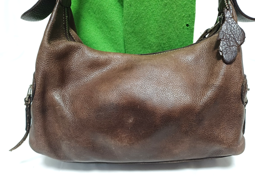 ROOTS CANADA BRAUN LEDER UMHÄNGETASCHE SCHULTERTASCHE VINTAGE - Bild 2 von 12