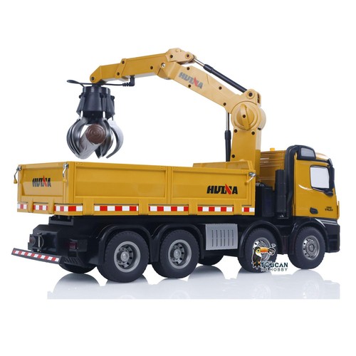 HUINA 1538 1/14 2.4G RC Timber Grab Truck Dump Toy RTR Radio 1200MAH Battery - Picture 6 of 19