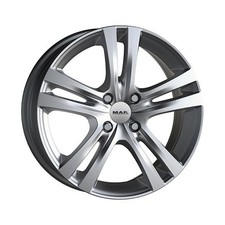 ALUFELGE MAK ZENITH FUR MAZDA 121 5.5X14 4X108 LIGHT TITAN HOV