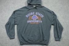 Boise State Broncos Hoodie Sweatshirt Mens XL Gray NCAA Football Pullover Fleece