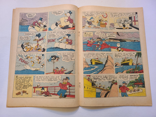 WALT DISNEY'S UNCLE SCROOGE # 4 (FIRST ISSUE) DELL 1954 - Picture 5 of 5