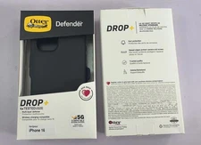 New OtterBox Defender Series Case with Holster Case For iPhone 16 Black