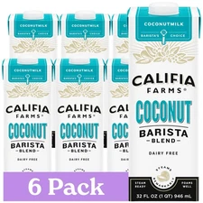 Califia Farms Coconut Barista Blend Milk 32 oz Dairy Free Vegan
