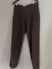HOLLAND & SHERRY Micheal Allen’s Cashmere Wool Plaid Pants