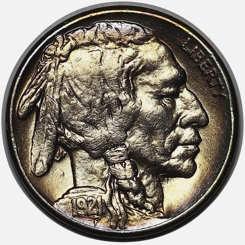 1921-S Buffalo Nickel, Key Date! Beautiful Unc++ RARE This Nice