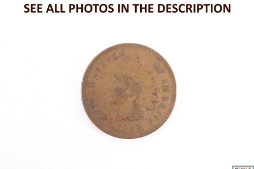 NobleSpirit (TM) Semi-Key 1868 Indian Head Cent F Fine