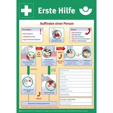 SafetyMarking® Rettungszeichen "Anleitung zur Ersten Hilfe" rechteckig 40,0 x 56