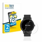 2x Screen Protector for Circular Displays (ø: 28 mm) Clear Protection Film