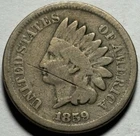 1859 Indian Head Cent — Circulated 🔥 Better Type Coin