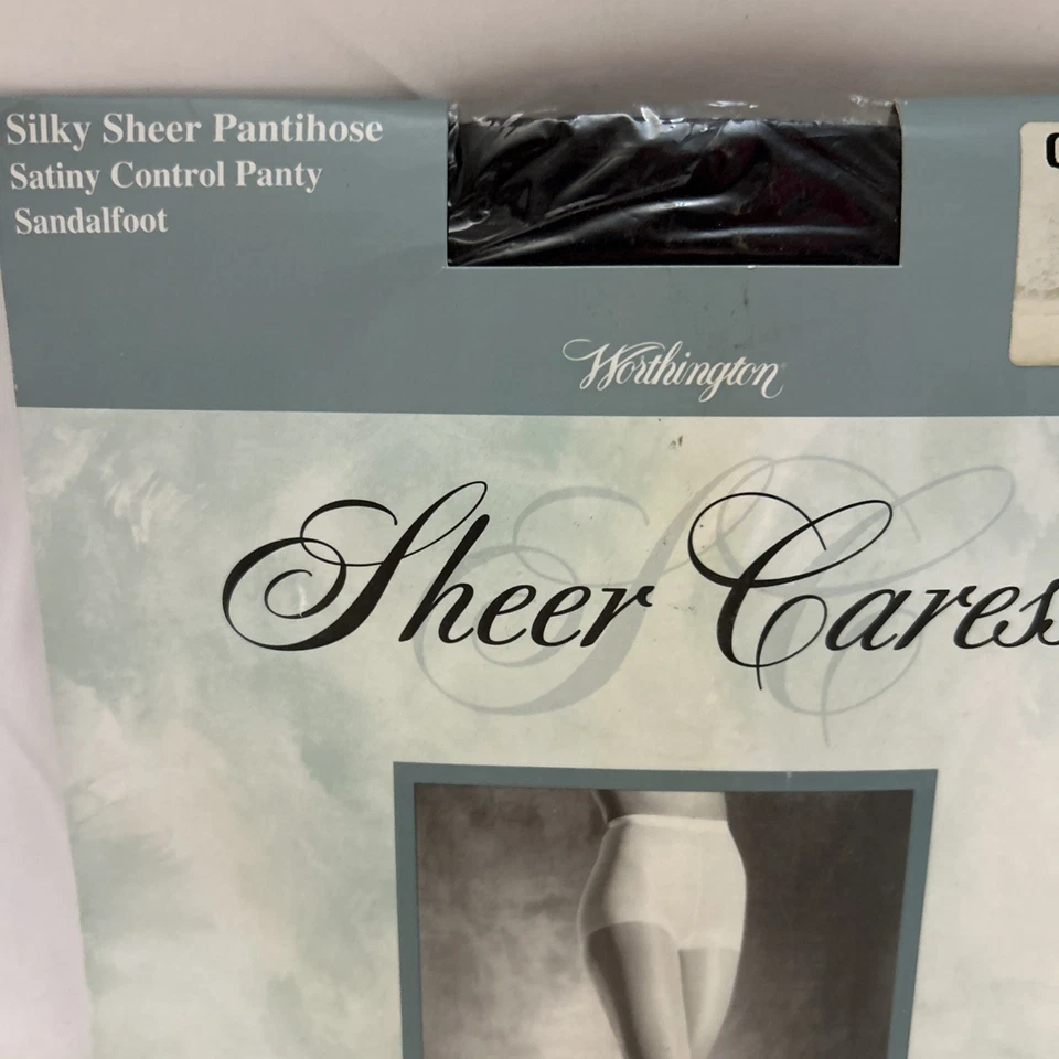 Worthington PANTIHOSE Queen 3X Off Black 89 sedoso transparente control superior sandalia Foto 2 de 4