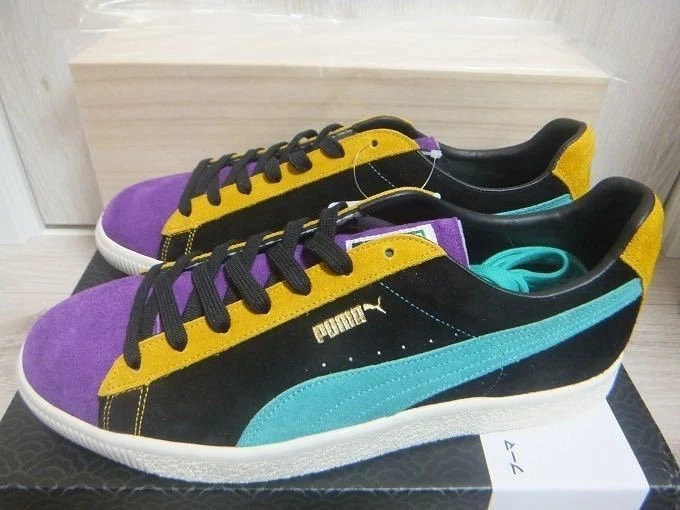 Puma Suede Vintage Mij Colore Puma Nero Spectra Verde 387512 02 Sneaker Uomo Us10