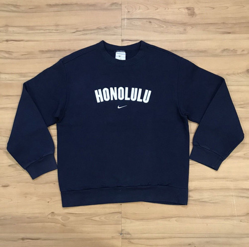 Nike Honolulu Crewneck Sweatshirt Navy Size S