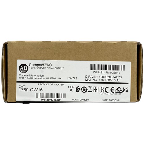 Allen Bradley 1769-OW16 / A Compact I/O Relay Output. Factory Sealed - Picture 2 of 4