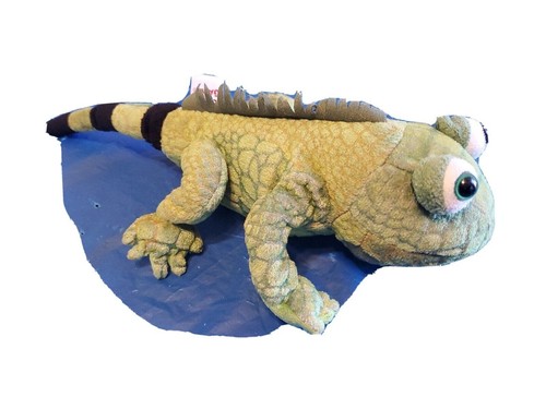 Webkins Plus Igunana Ganz Green Reptile Stuffed Animal Toy Logo  Appx 16" - Picture 5 of 12