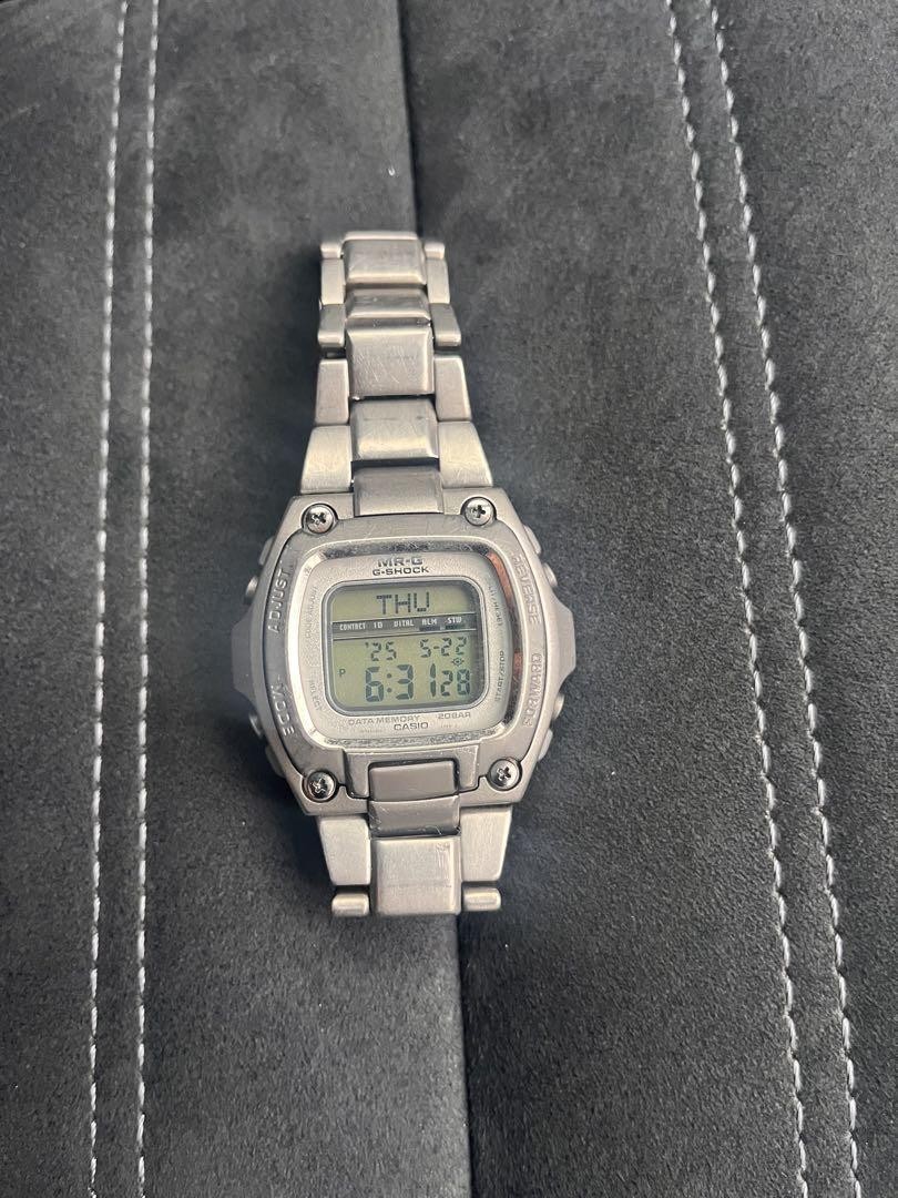 RARE Casio G-shock Vintage Digital Watch Mr-g NOS Titanium