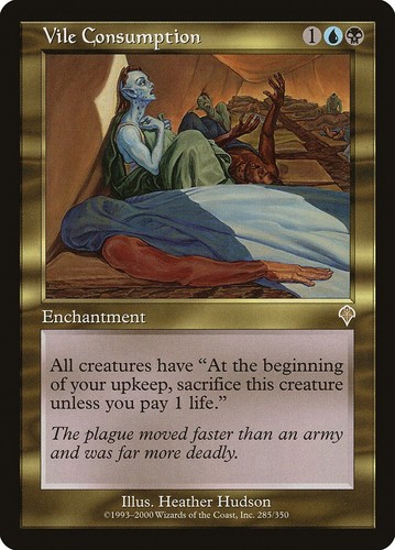 MTG - Vile Consumption - Invasion - X1 - (LP) -