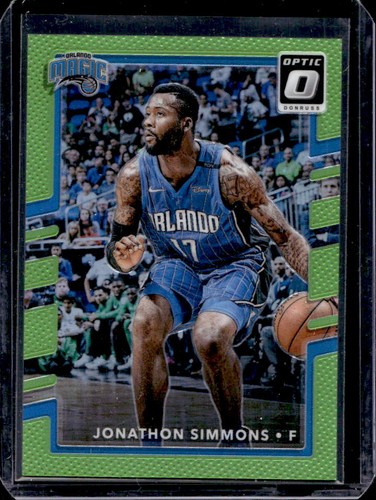 2017-18 Donruss Optic Jonathon Simmons Lime Green #25/175 Magic