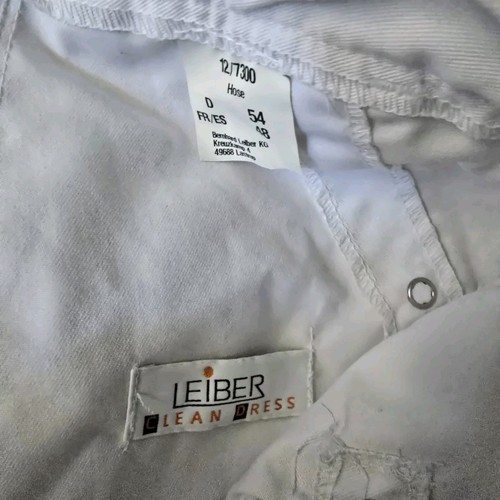 3 Weiße Leiber Berufshosen Berufsbekleidung Pflege/Medizinischer Bereich 54 - Bild 5 von 5