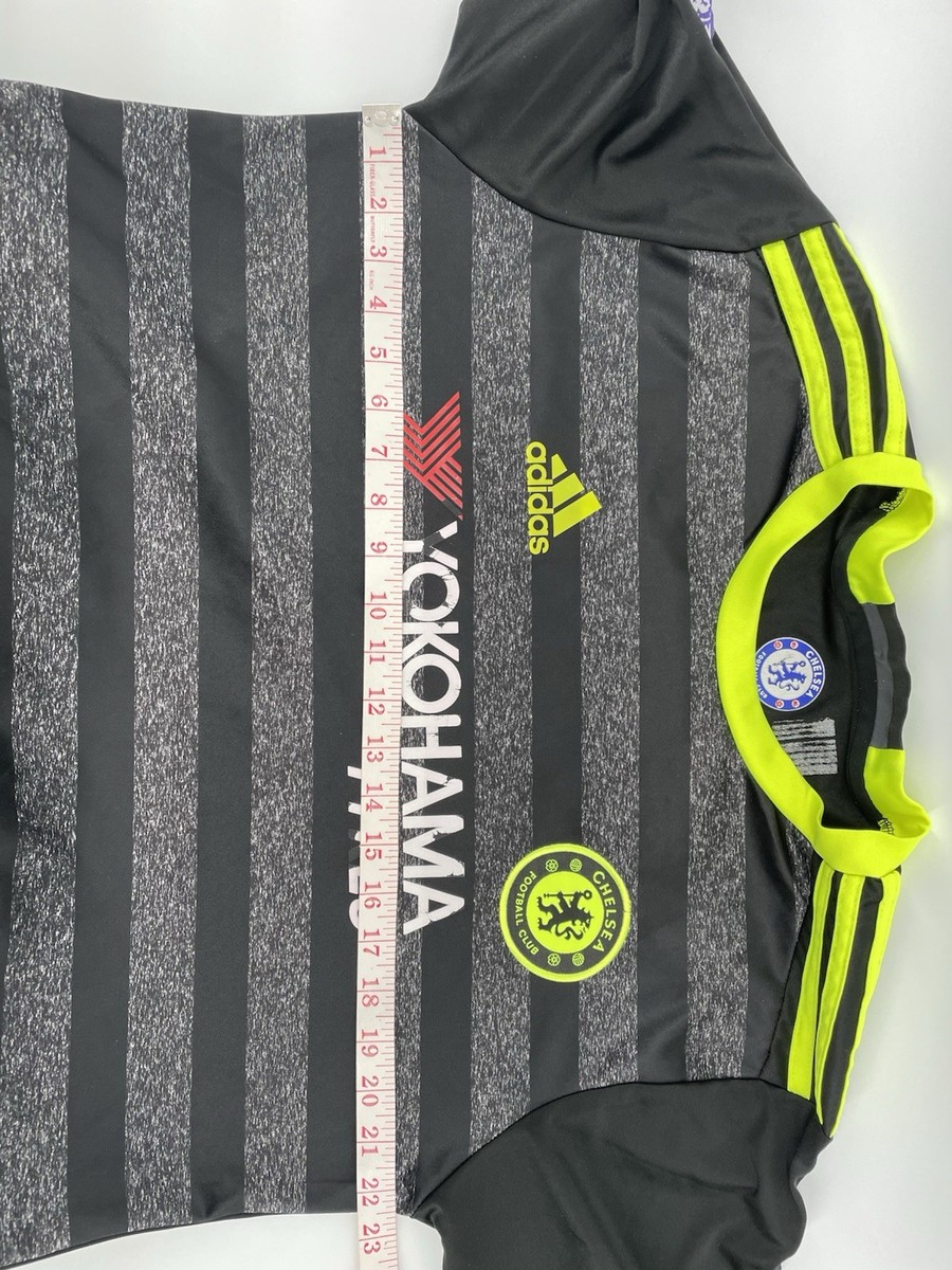 Adidas Chelsea FC Third Jersey Black/Neon Soccer Shirt Gringo