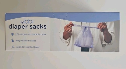 Disposable Diaper Sacks, Lavender Scent, Easy-To-Tie, Pet Waste Bags, 200 count
