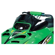 Powermadd Cobra Windshield-10.25in.-Black/Cobra Logo for 2002 Arctic Cat ZR 500