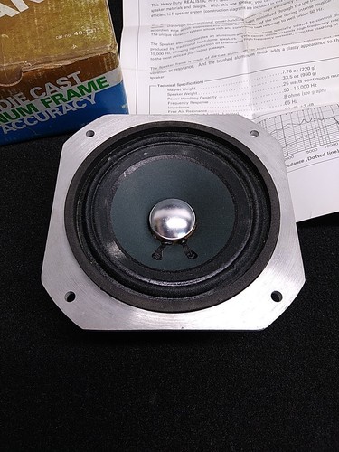 Vintage Realistic # 40-1311 Full Range Speaker 5" Die Cast New Old Stock! NOS - Bild 3 von 7