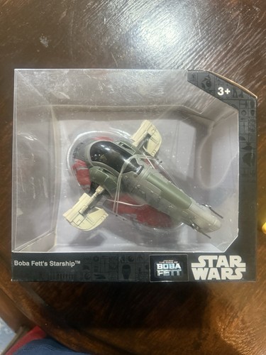 Star Wars Disney Store Die Cast SLAVE 1 BOBA FETT Spaceship New In Box