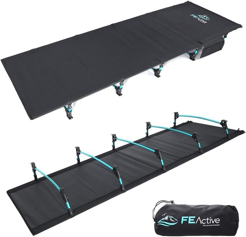 Compact Foldable Camping Bed - Ideal for Outdoor Adventures & Family Trips - Picture 3 of 11
