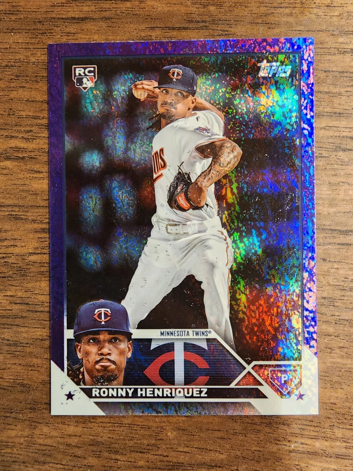 2023 Topps Series 2 - Ronny Henriquez - Purple Foil /799 - #372 - (RC)