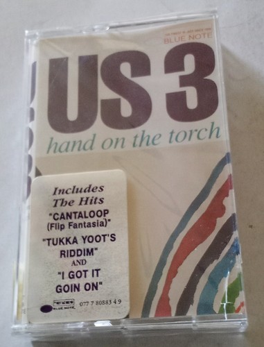 US3, Hand on the Torch NOS SEALED CASSETTE 1994 with hype sticker