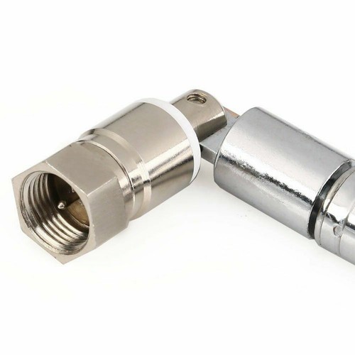 10 Sections 120cm Telescopic Antenna Aerial For All DAB FM Radio F Connector - Picture 4 of 5