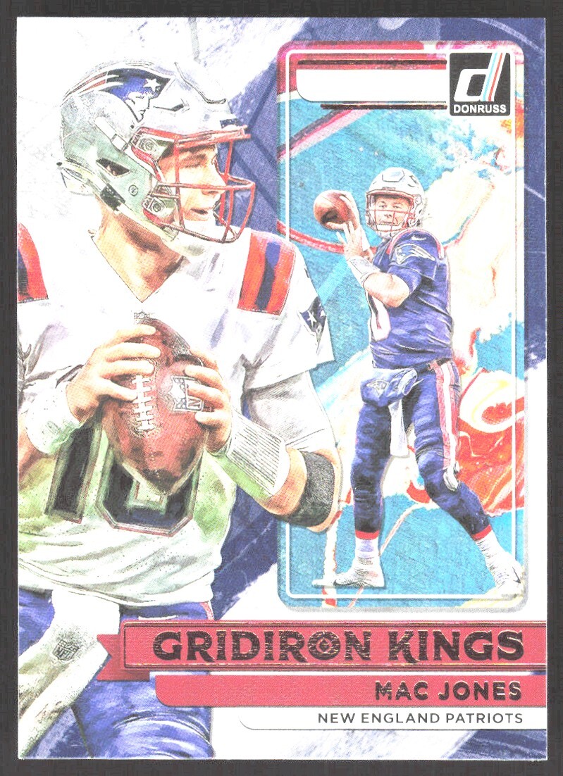 2022 Donruss Gridiron Kings Mac Jones New England Patriots GK9 eBay