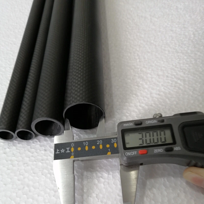 OD 32mm x ID 30mm x Length 500mm 3K Carbon Fiber Tube Roll Wrapped pipe 32*30 - Image 4 of 4