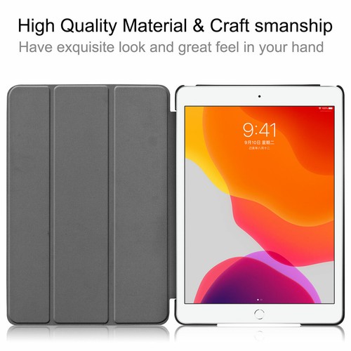 Folio Slim Leather Folding Stand Smart Case Cover For Apple iPad 7 8 9 10 11 A16 - Picture 106 of 145