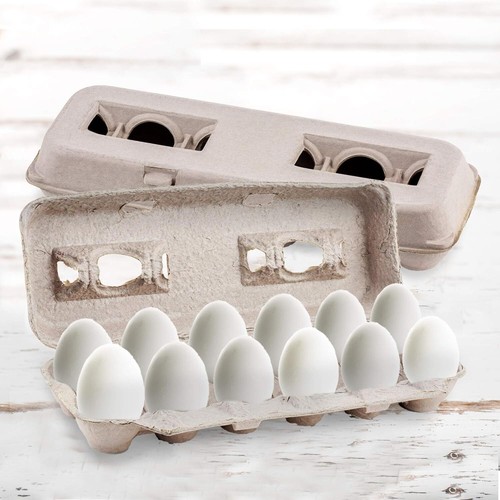 180x Eggs Natural Pulp Egg Cartons Bulk Blank 12 Eggs Per Carton 15 PACK Strong - Picture 8 of 11