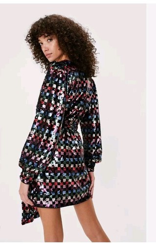 Nasty Gal Plus Size Sequin Mini Dress Size 22 - Picture 2 of 2