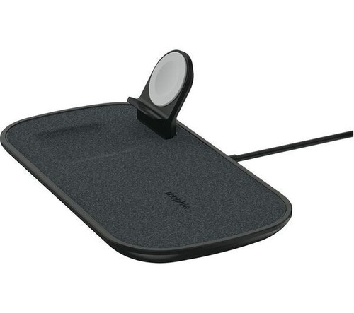 mophie 3-in-1 Wireless Qi Charging Pad 7.5W For iPhone AirPods Watch - BLACK - Picture 6 of 8