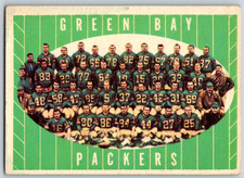 1961 Topps GREEN BAY PACKERS #47 Team Card no crease Fast FREE Ship
