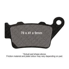 EBC Motorcycle TT Brake Pads Rear Left VOR EN 530 Enduro 2003 - 2004