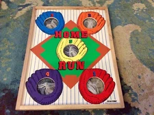 LILLIAN VERNON Baseball Throwing Game 21”x16” VERY GOOD 1993 Colorful VINTAGE