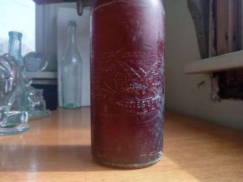 LOS ANGELES BREW CO FLYING EAGLE 1890s BLOB TOP CALIFORNIA PRE PRO BEER BOTTLE - Picture 9 of 9