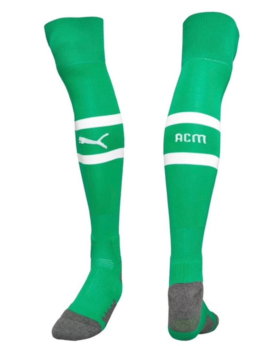 PUMA Mens Youths Green Goal Keeper AC Milan Football Socks UK 6 8 9 11