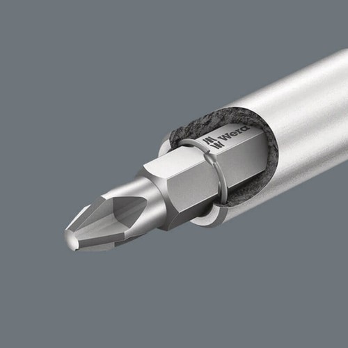 Wera SDS Plus Shank Stainless Steel Retaining Ring Screwdriver Bit Holder 80mm - Picture 3 of 3